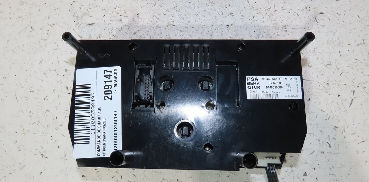 Commande de chauffage Citroën XSARA PICASSO (N68) 1.8 16v (2000-2005) occasion