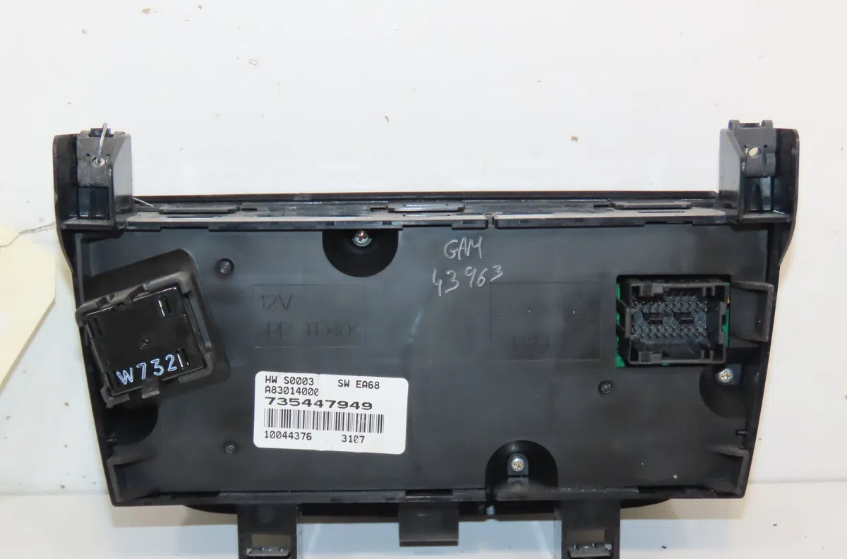 Commande de chauffage Fiat GRANDE PUNTO (199_) 1.4 16v (199bxg1b, 199axg1b) (2005-2011) occasion