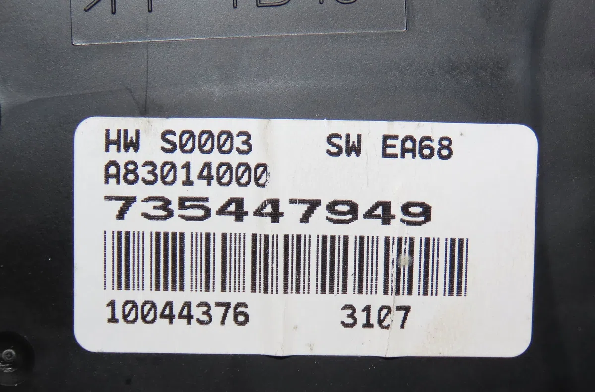 Commande de chauffage Fiat GRANDE PUNTO (199_) 1.4 16v (199bxg1b, 199axg1b) (2005-2011) occasion