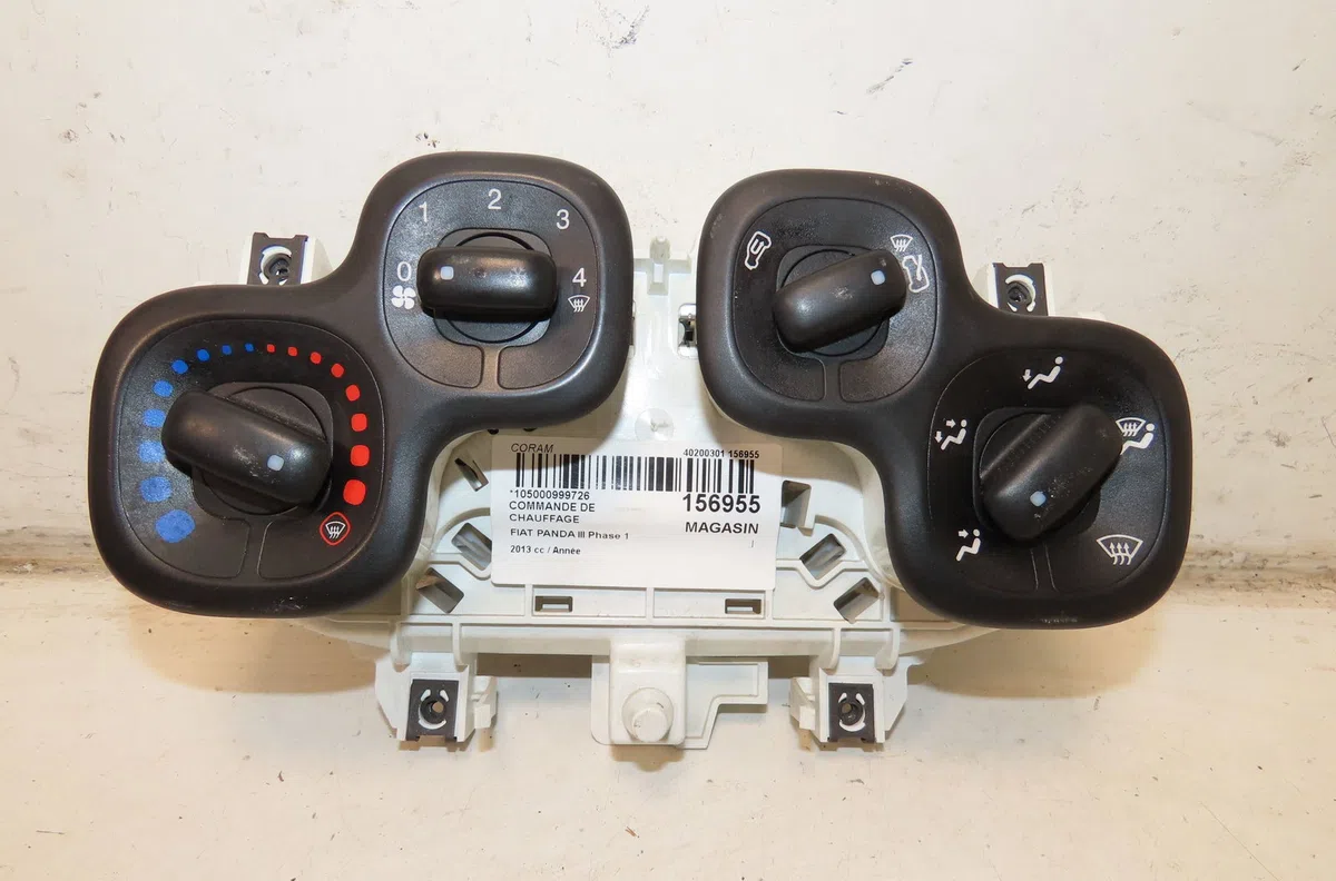 Commande de chauffage Fiat PANDA (312_, 319_) 0.9 natural power (312pxg1a, 312pyc1a) (2012) occasion