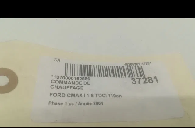 Commande de chauffage Ford FOCUS C-MAX (DM2) 1.6 tdci (2003-2007) occasion