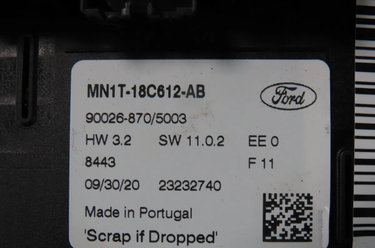 Commande de chauffage Ford PUMA (J2K, CF7) 1.0 ecoboost (2019) occasion