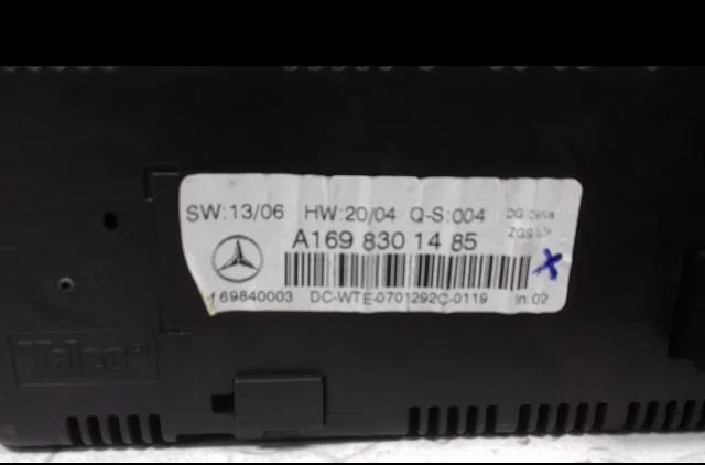 Commande de chauffage Mercedes-benz CLASSE A (W169) A 200 (169.033, 169.333) (2004-2012) occasion