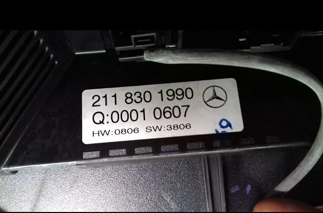 Commande de chauffage Mercedes-benz CLASSE E (W211) E 220 cdi (211.008) (2006-2008) occasion