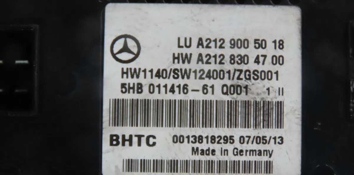 Commande de chauffage Mercedes-benz CLASSE E (W212) E 300 hybrid - bluetec hybrid (212.098) (2011-2016) occasion
