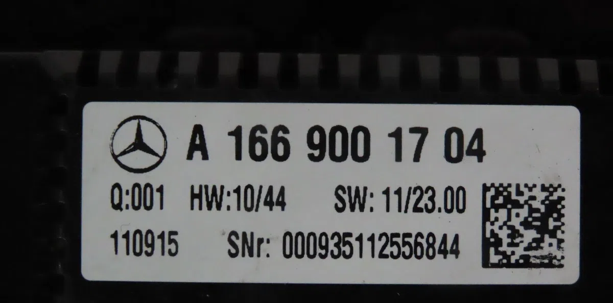 Commande de chauffage Mercedes-benz CLASSE M (W166) Ml 250 cdi - bluetec 4-matic (166.004, 166.003) (2011-2015) occasion