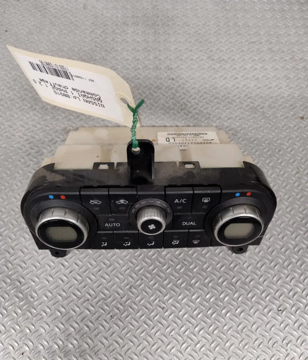 Commande de chauffage Nissan QASHQAI - QASHQAI 2 I (J10, NJ10, JJ10E) 2.0 dci traction intégrale (2007-2013) 5 portes oc