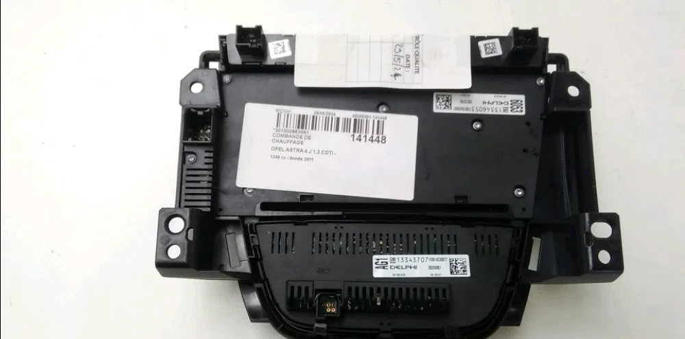 Commande de chauffage Opel ASTRA J (P10) 1.3 cdti (68) (2009-2015) 5 portes occasion