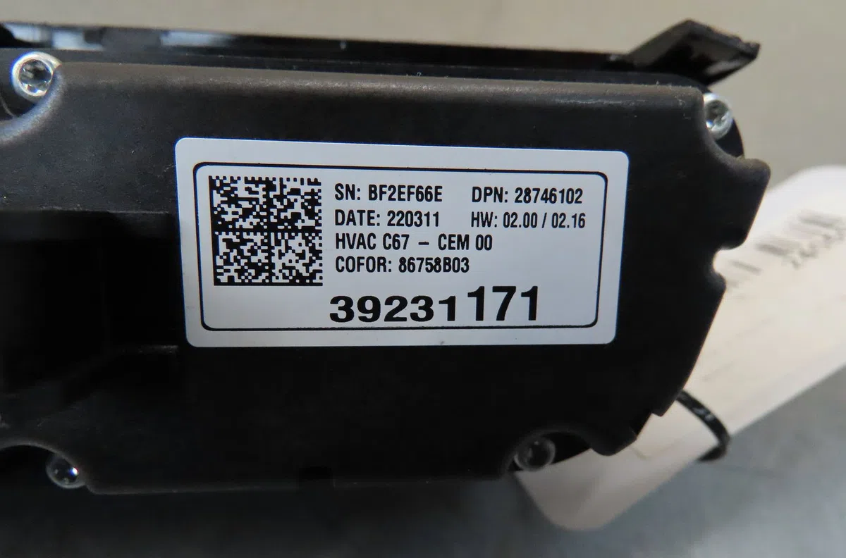 Commande de chauffage OPEL CORSA VI occasion