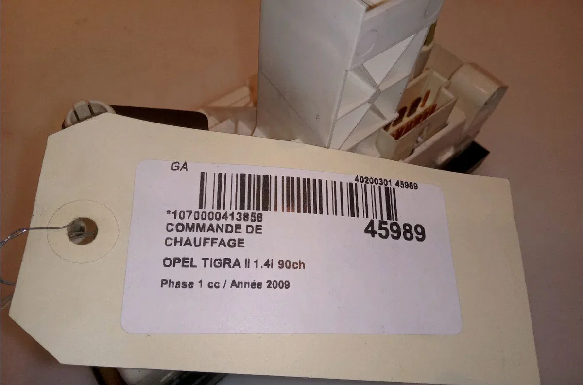 Commande de chauffage Opel TIGRA TwinTop (X04) 1.4 (r97) (2004-2010) occasion