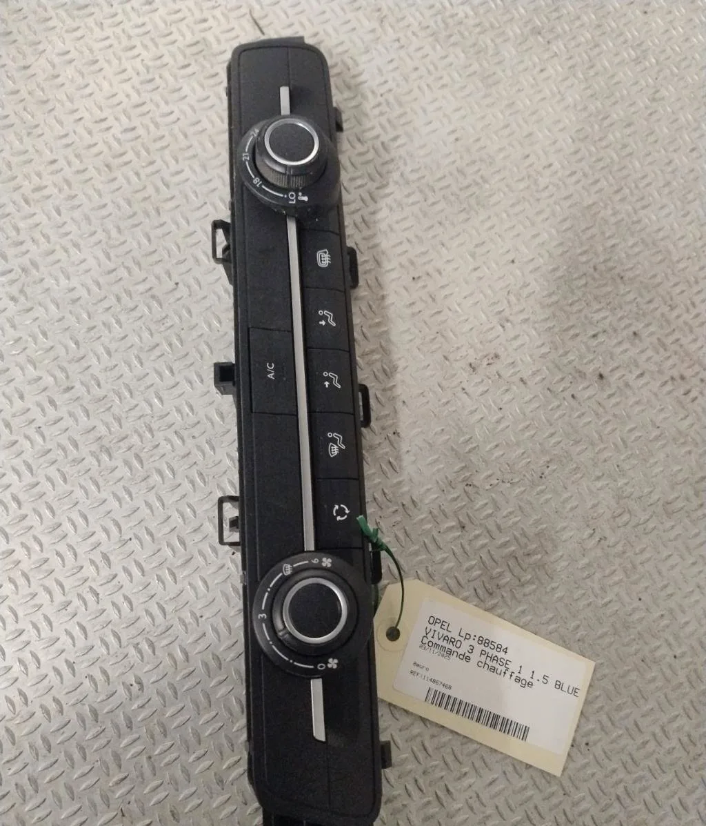 Commande de chauffage OPEL VIVARO 3 PHASE 1 occasion