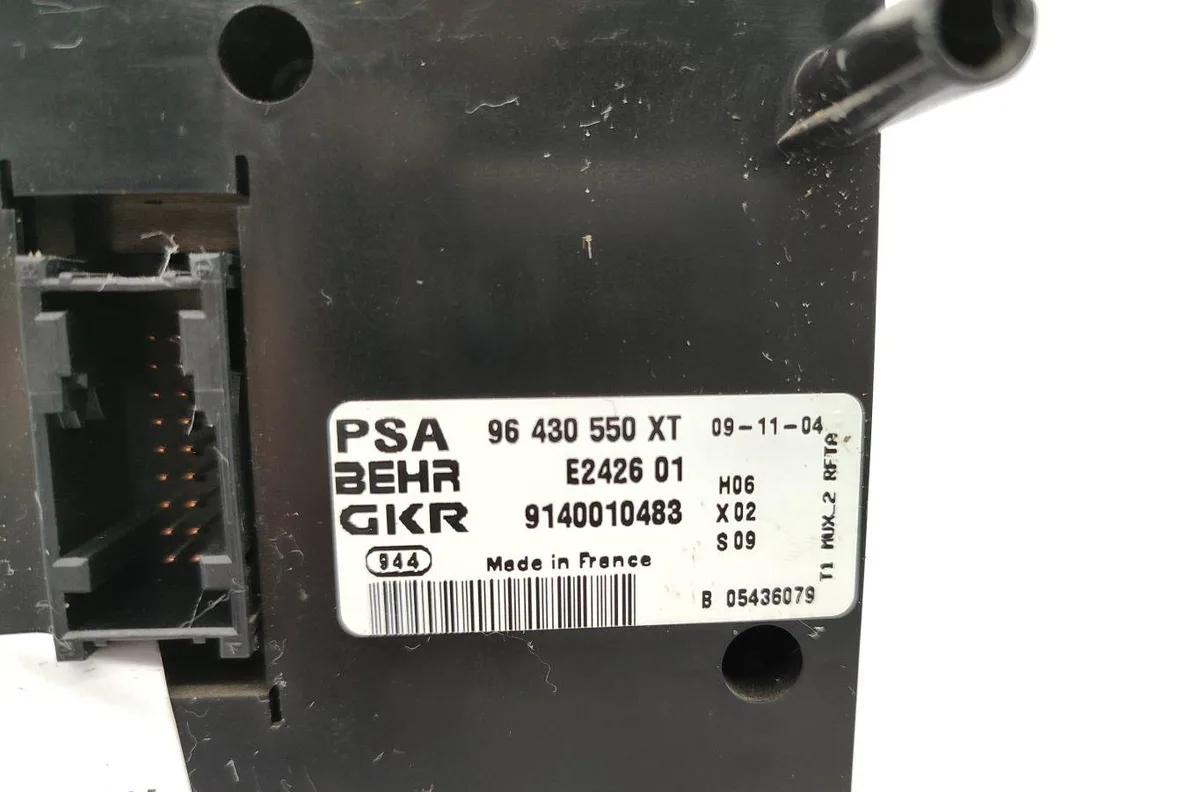 Commande de chauffage PEUGEOT 206 PHASE 2 BREAK occasion