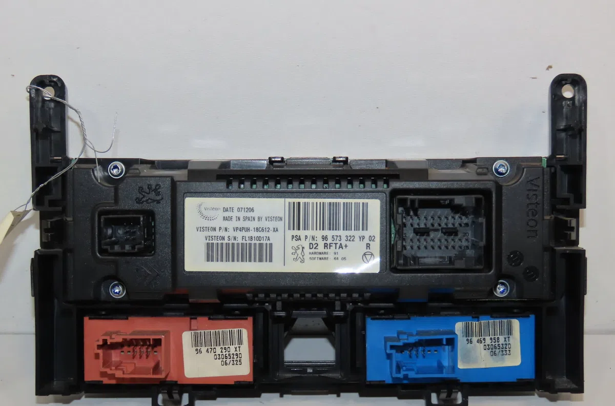 Commande de chauffage Peugeot 407 (6D_) 1.6 hdi 110 (6d9hzc, 6d9hyc) (2004-2010) occasion