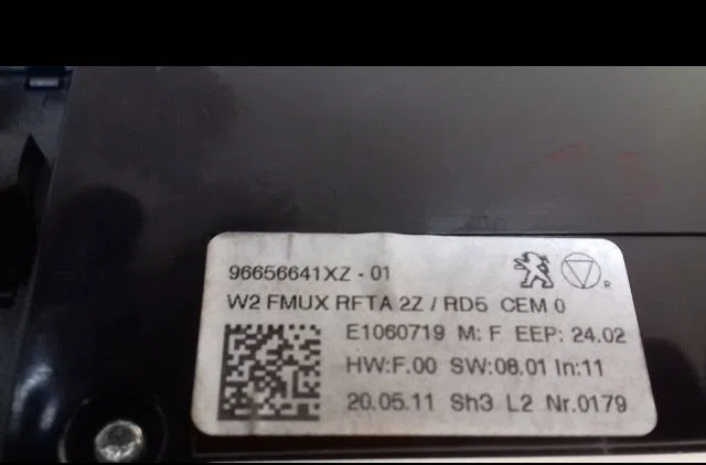 Commande de chauffage Peugeot 508 SW I (8E_) 1.6 thp (2010-2018) occasion