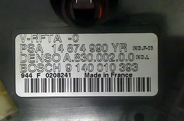 Commande de chauffage Peugeot 807 (EB_) 2.0 hdi (2009) occasion