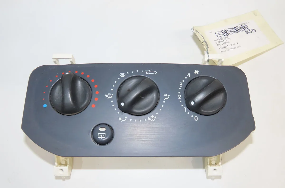 Commande de chauffage Renault CLIO II (BB_, CB_) 1.2 (bb0a, bb0f, bb10, bb1k, bb28, bb2d, bb2h, cb0a,... (1998-2010) 5 p