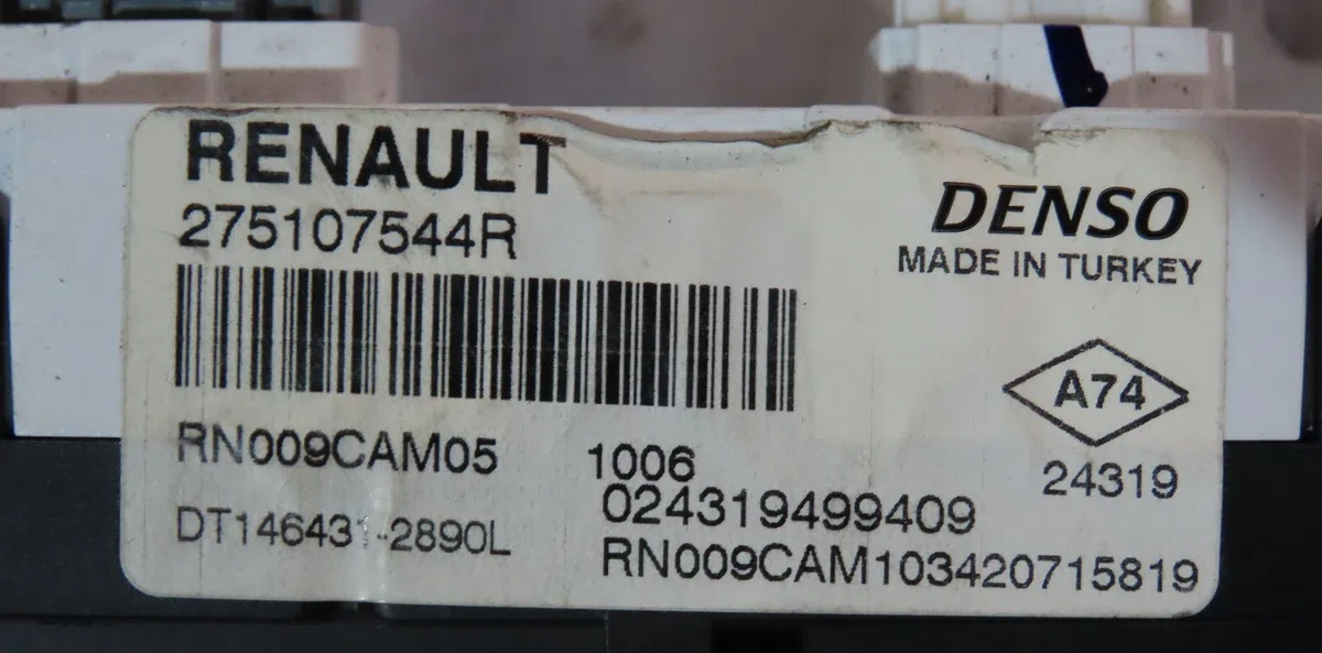 Commande de chauffage Renault CLIO V (B7_) 1.5 blue dci 85 (b7ag) (2019) 5 portes occasion