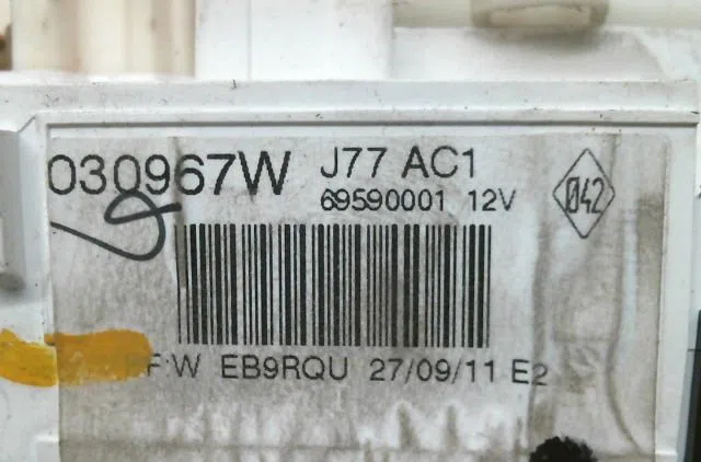 Commande de chauffage RENAULT GRAND MODUS 1.2 I 16V occasion