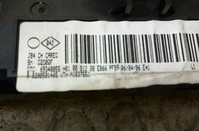 Commande de chauffage Renault GRAND SCÉNIC II (JM0-1_) 1.9 dci (2005-2009) occasion