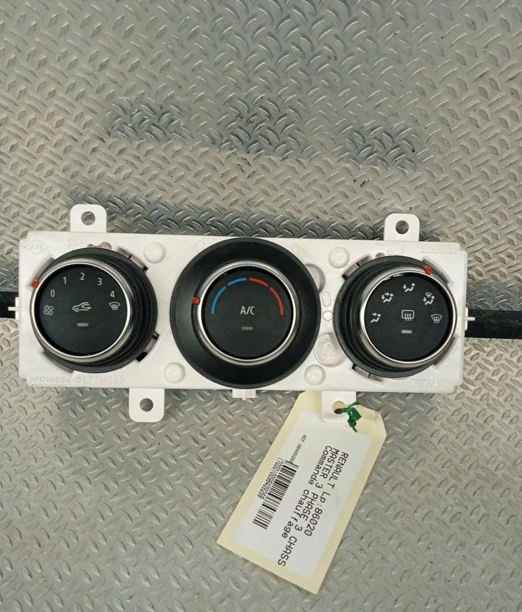 Commande de chauffage RENAULT MASTER 3 PHASE 3 CHASSIS occasion