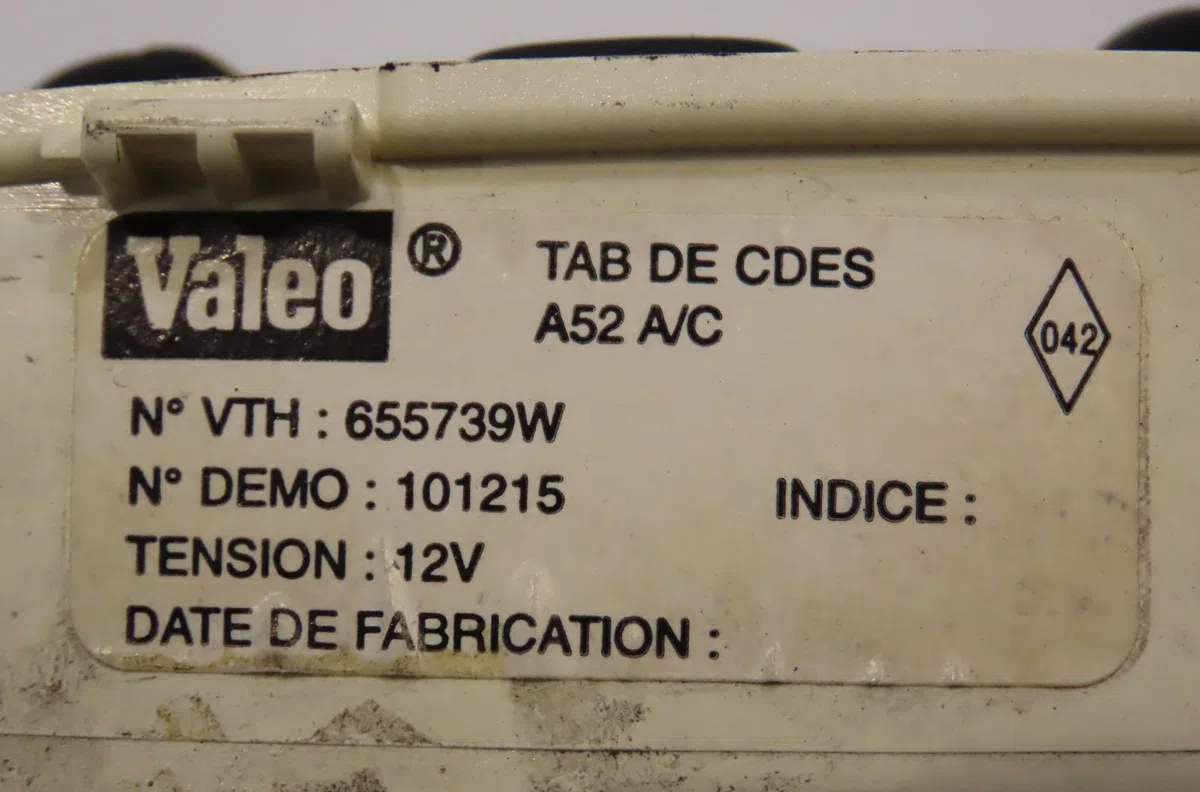 Commande de chauffage Renault MEGANE I (BA0-1_) 1.6 i (ba0l) (1996-1999) occasion