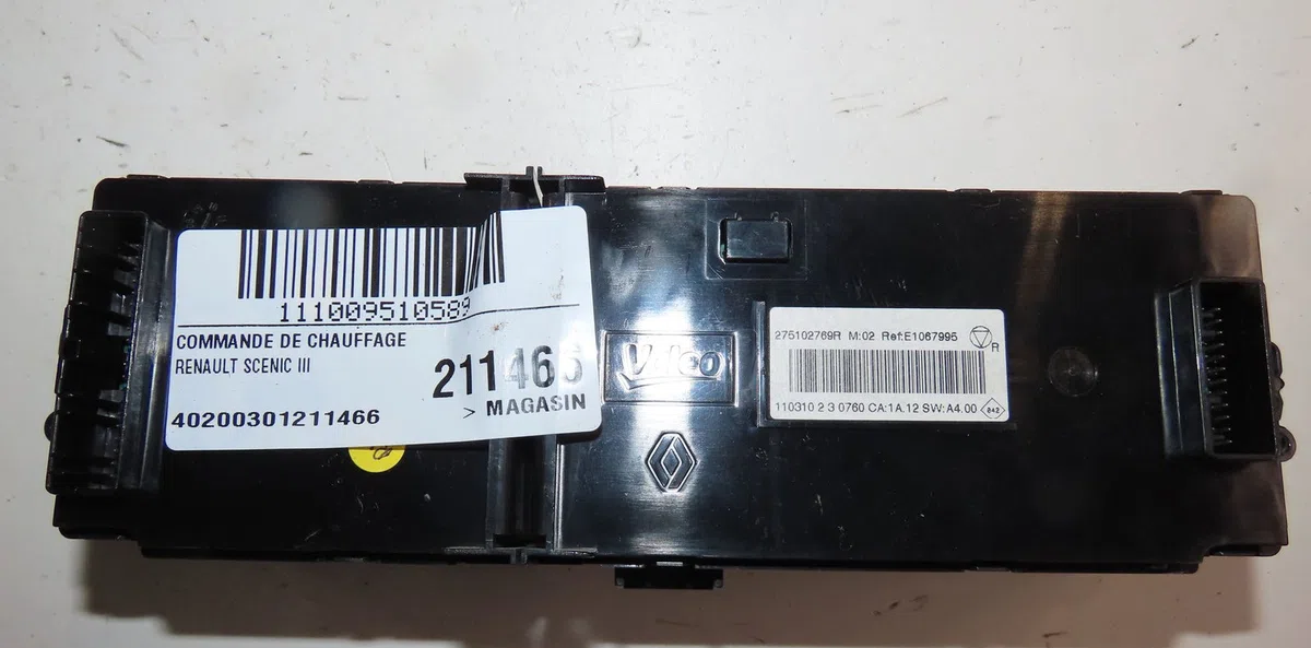 Commande de chauffage Renault SCÉNIC III (JZ0-1_) 1.5 dci (2009) 5 portes occasion