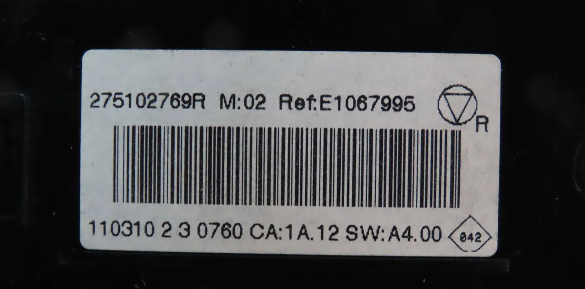 Commande de chauffage Renault SCÉNIC III (JZ0-1_) 1.5 dci (2009) 5 portes occasion