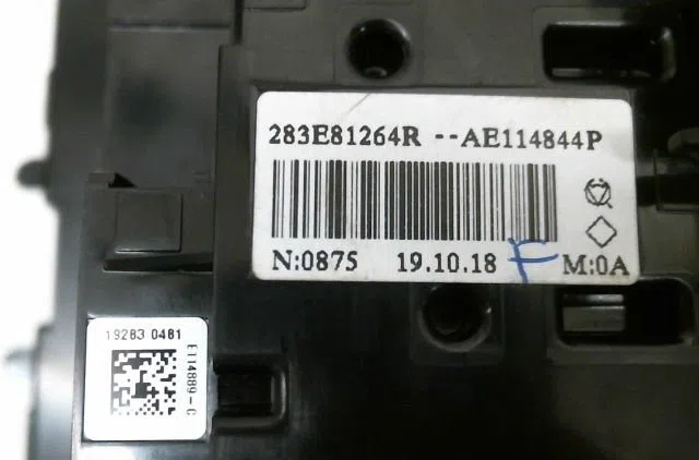 Commande de chauffage Renault ZOE (BFM_) Zoe (bfmc, bfmd) (2019) occasion