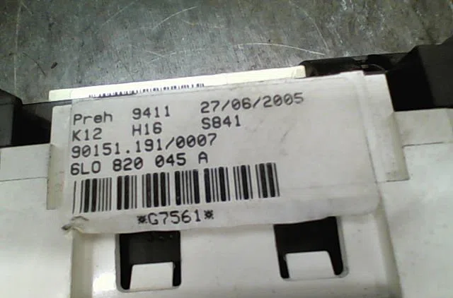 Commande de chauffage Seat IBIZA III (6L1) 1.9 tdi (2002-2009) 5 portes occasion