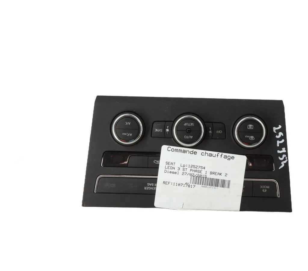 Commande de chauffage Seat LEON ST (5F8) 2.0 tdi 4drive (2014-2018) occasion