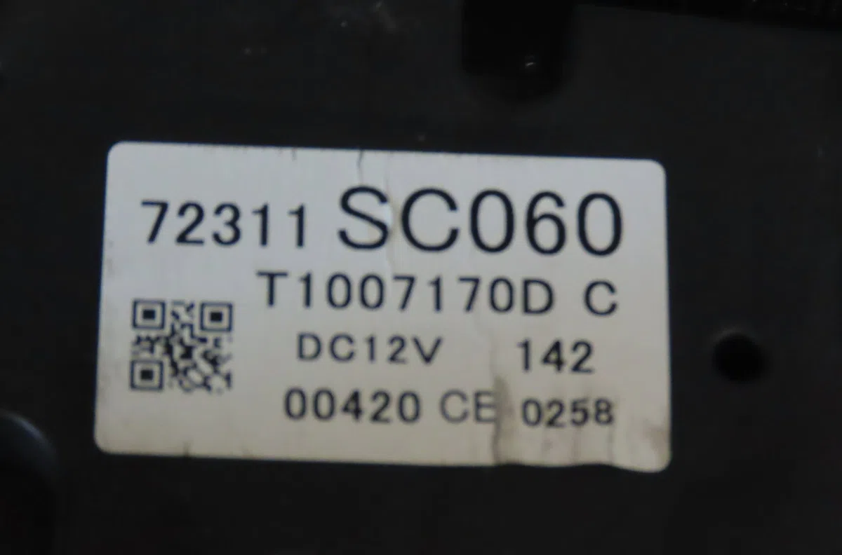 Commande de chauffage SUBARU FORESTER occasion