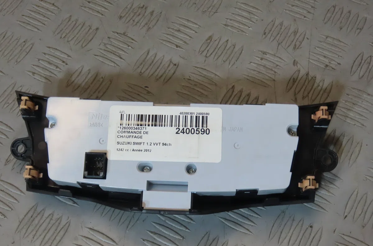 Commande de chauffage SUZUKI SWIFT 2012 occasion