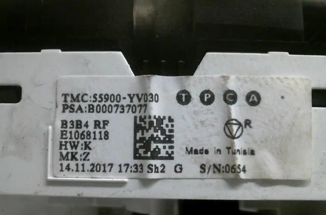 Commande de chauffage Toyota AYGO (_B4_) 1.0 (kgb40) (2014) occasion