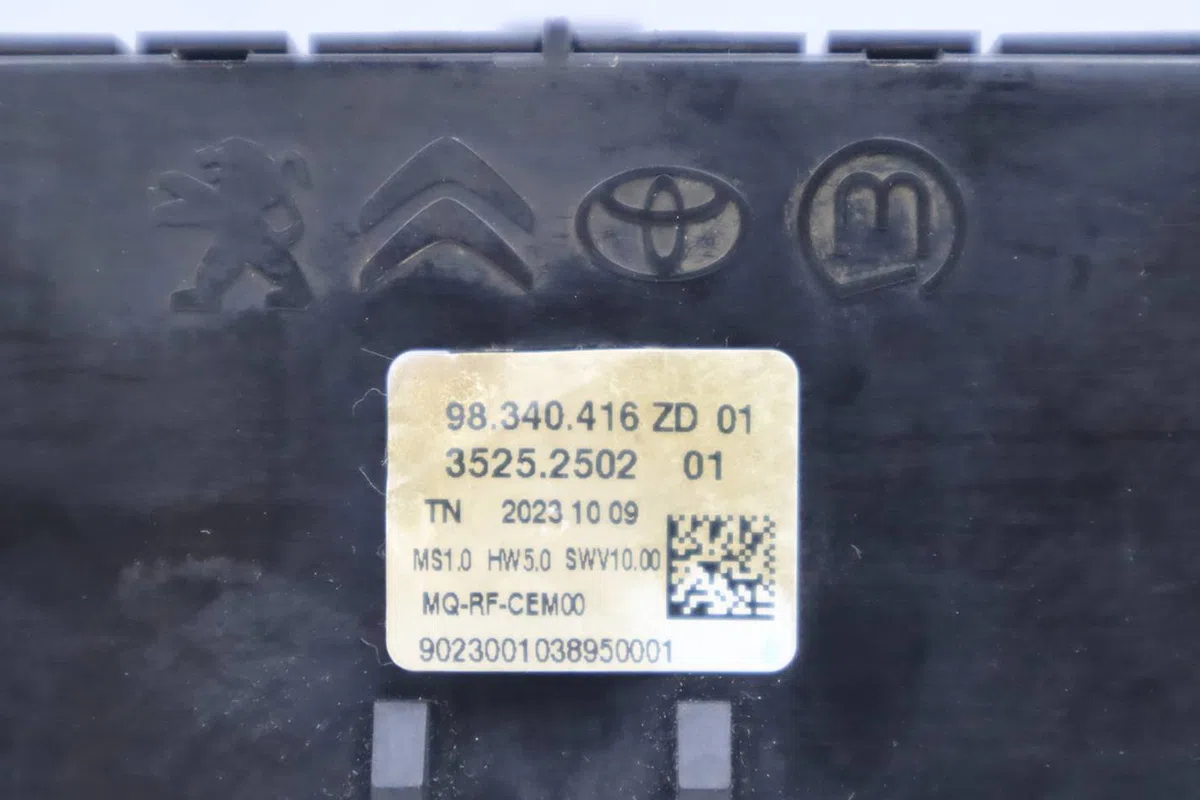 Commande de chauffage Toyota PROACE CITY Camionnette-Monospace 1.5 d-4d 130 (bpzma) (2019) occasion