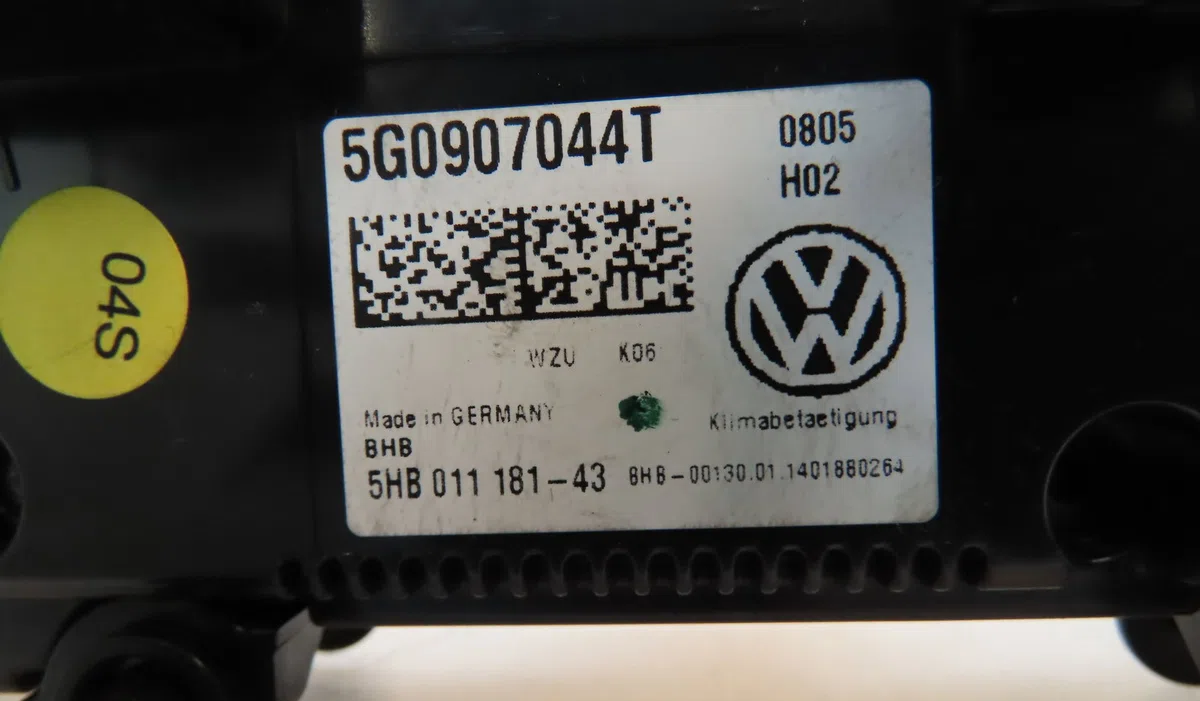 Commande de chauffage VOLKSWAGEN GOLF 2014 occasion