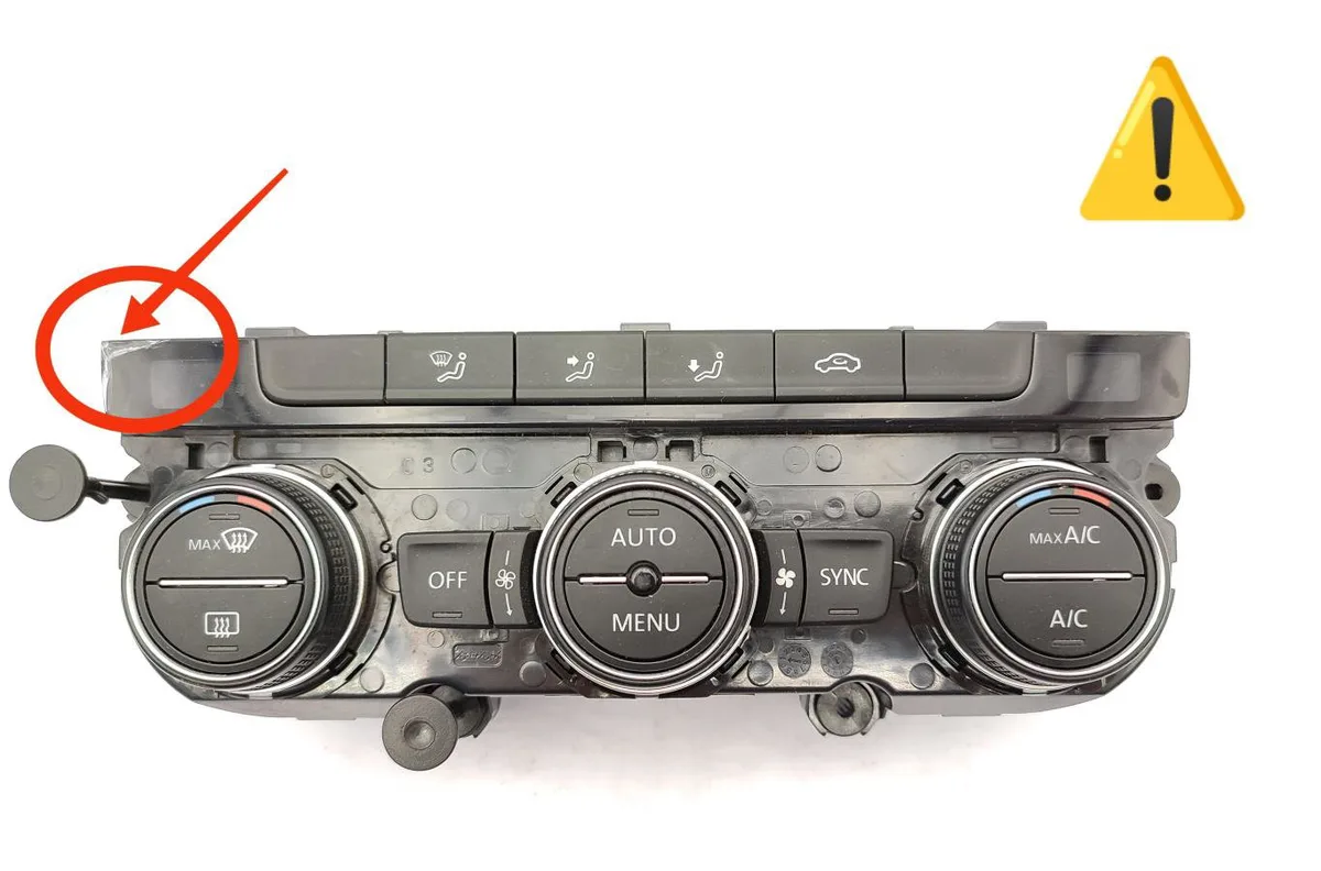 Commande de chauffage VOLKSWAGEN GOLF 7 PHASE 1 occasion