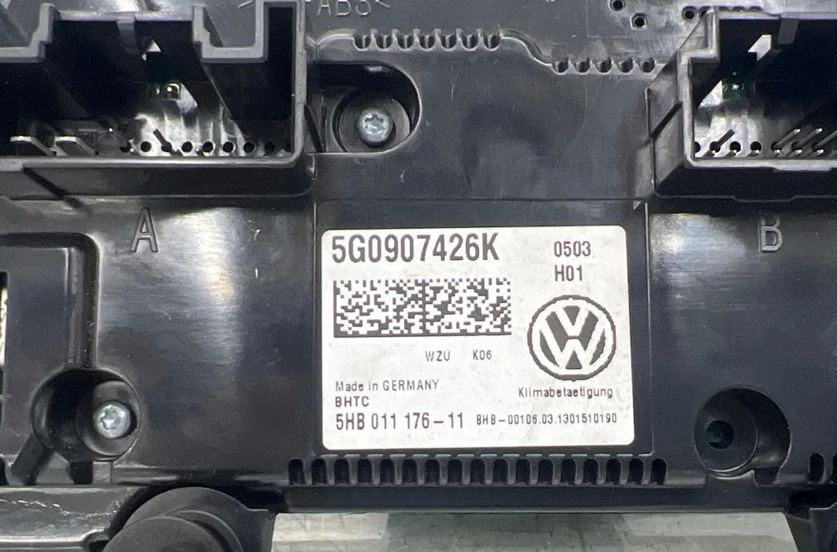 Commande de chauffage VOLKSWAGEN GOLF 7 PHASE 1 occasion