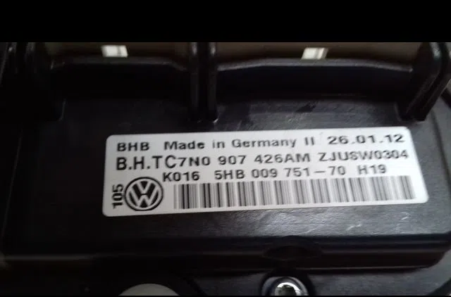 Commande de chauffage Volkswagen GOLF VI (5K1) 1.4 (2008-2012) 5 portes occasion