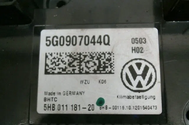Commande de chauffage Volkswagen GOLF VII (5G1, BQ1, BE1, BE2) 1.2 tsi (2012-2017) occasion