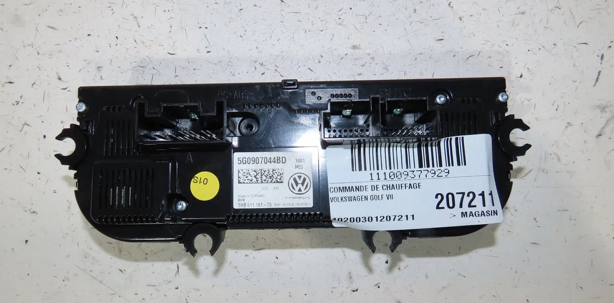 Commande de chauffage Volkswagen GOLF VII (5G1, BQ1, BE1, BE2) 1.6 tdi (2012-2017) occasion