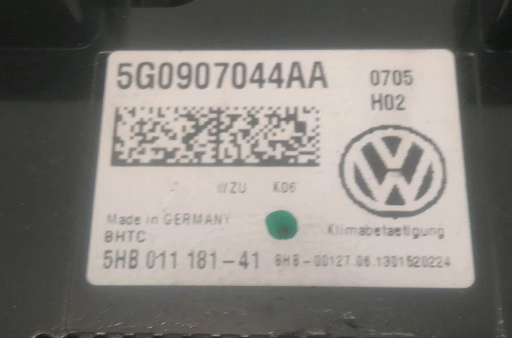 Commande de chauffage Volkswagen GOLF VII (5G1, BQ1, BE1, BE2) 2.0 gtd (2013-2020) occasion