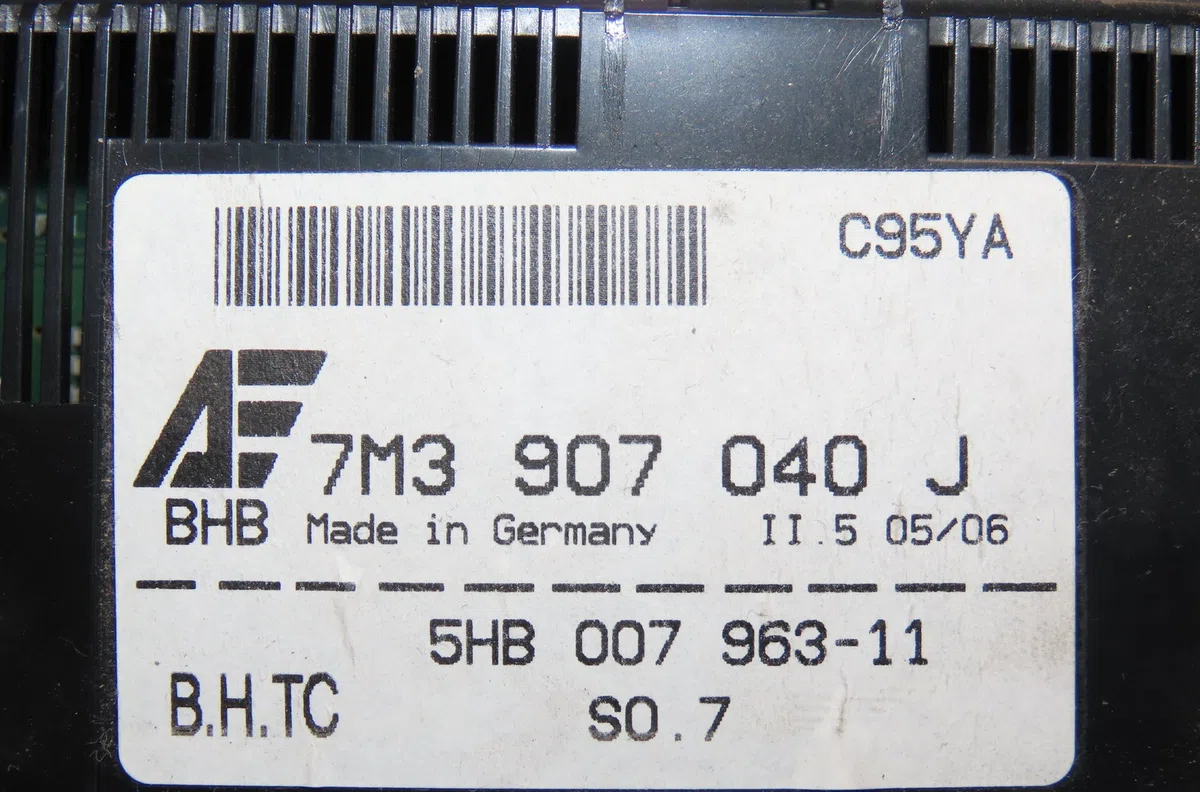 Commande de chauffage Volkswagen SHARAN (7M8, 7M9, 7M6) 2.0 tdi (2005-2010) occasion
