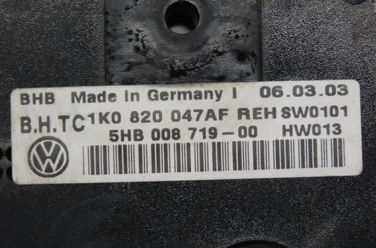 Commande de chauffage Volkswagen TOURAN (1T1, 1T2) 1.9 tdi (2003-2004) occasion