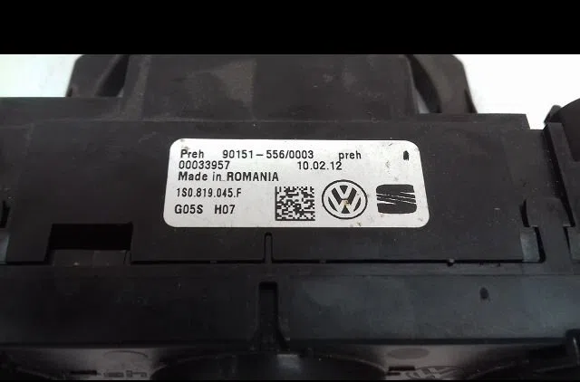 Commande de chauffage Volkswagen UP! (121, 122, BL1, BL2, BL3, 123) 1.0 (2011-2020) 5 portes occasion
