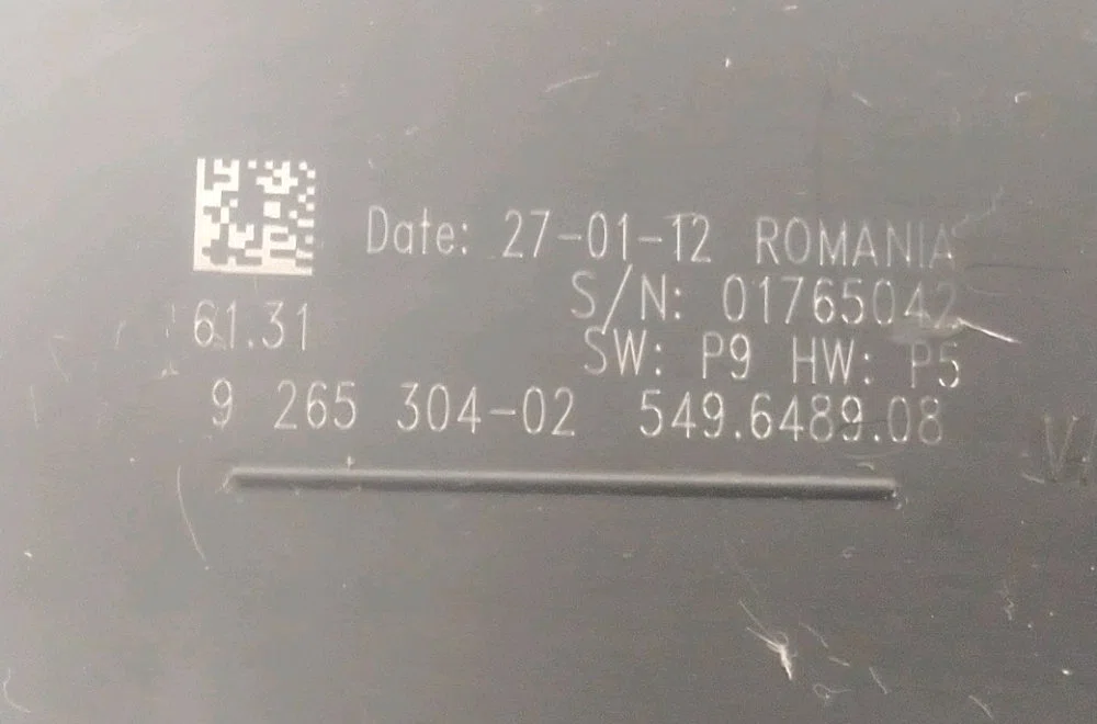 Commande eclairage Bmw 1 (F20) 116 d (2012-2015) occasion