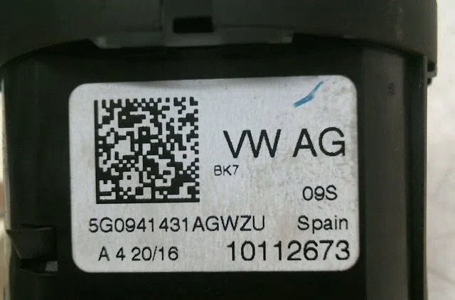 Commande eclairage VOLKSWAGEN POLO occasion