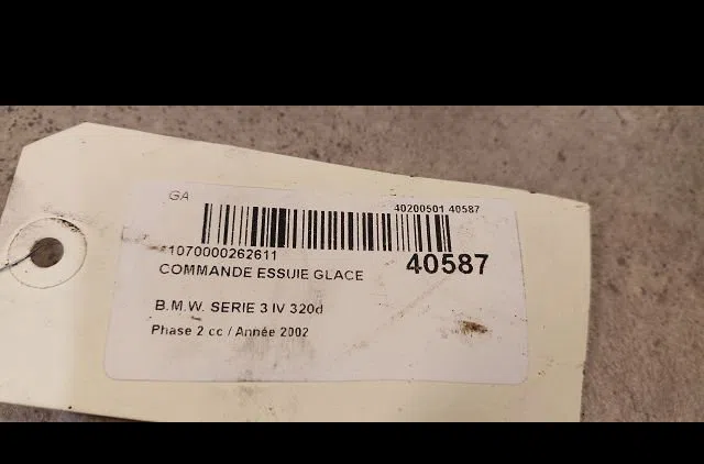 Commande essuie glace Bmw 3 (E46) 320 d (1998-2001) occasion