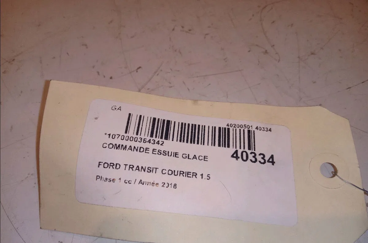 Commande essuie glace Ford TRANSIT COURIER B460 Camionnette-Monospace 1.5 tdci (2014) occasion