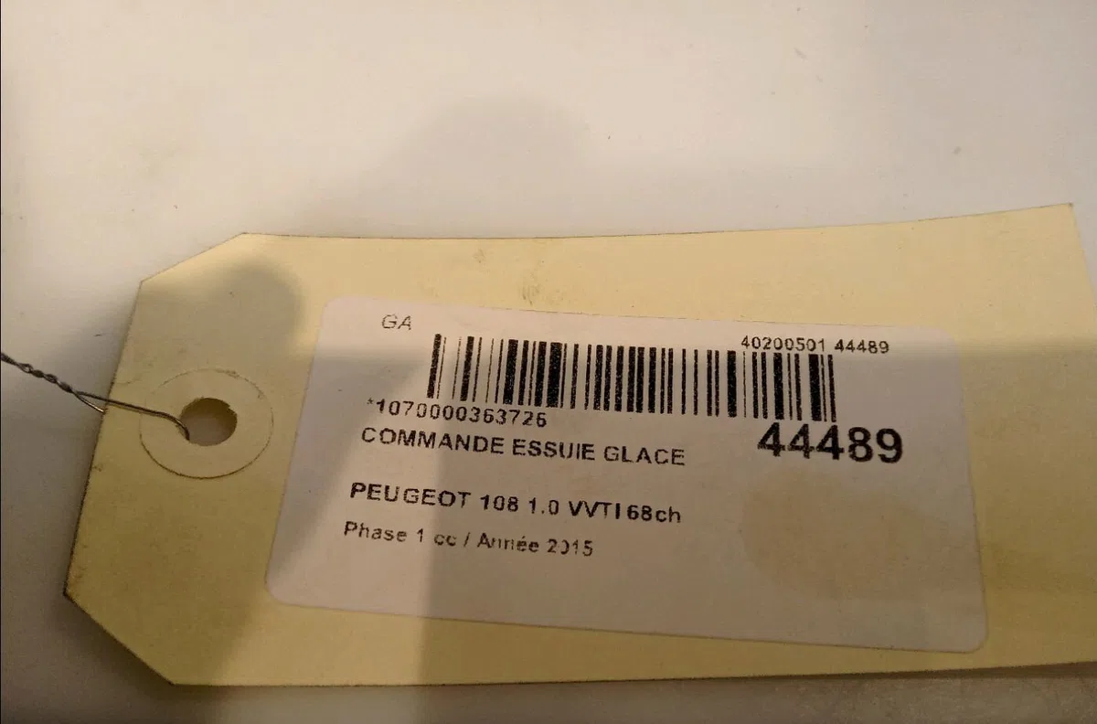 Commande essuie glace Peugeot 108 1.0 vti (2014) occasion