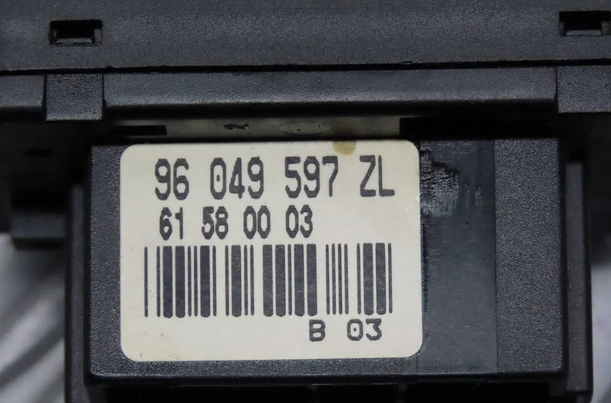 Commande essuie glace Peugeot 206 3-5 portes (2A-C) 1.1 i (1998-2007) occasion